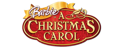 Barbie in 'A Christmas Carol' logo