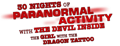30 Nights of Paranormal Activity with the Devil Inside the Girl with the Dragon Tattoo logo