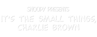 Snoopy Presents: It's the Small Things, Charlie Brown logo