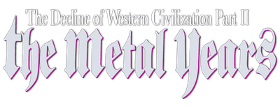 The Decline of Western Civilization Part II: The Metal Years logo