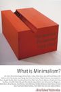 What is Minimalism?: The American Perspective 1958-1968