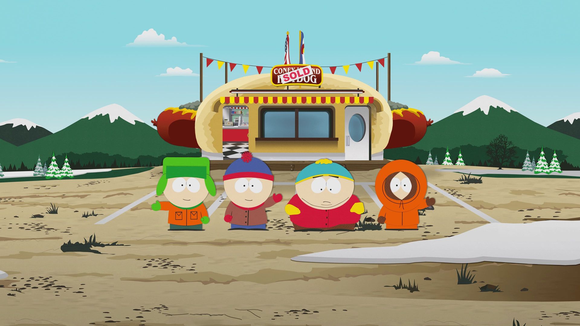 South Park the Streaming Wars background